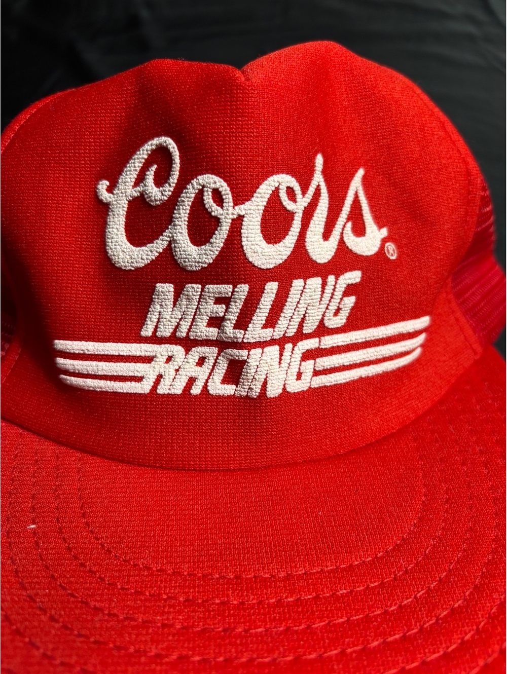 Coors Melling Racing Red Mesh Snapback Hat